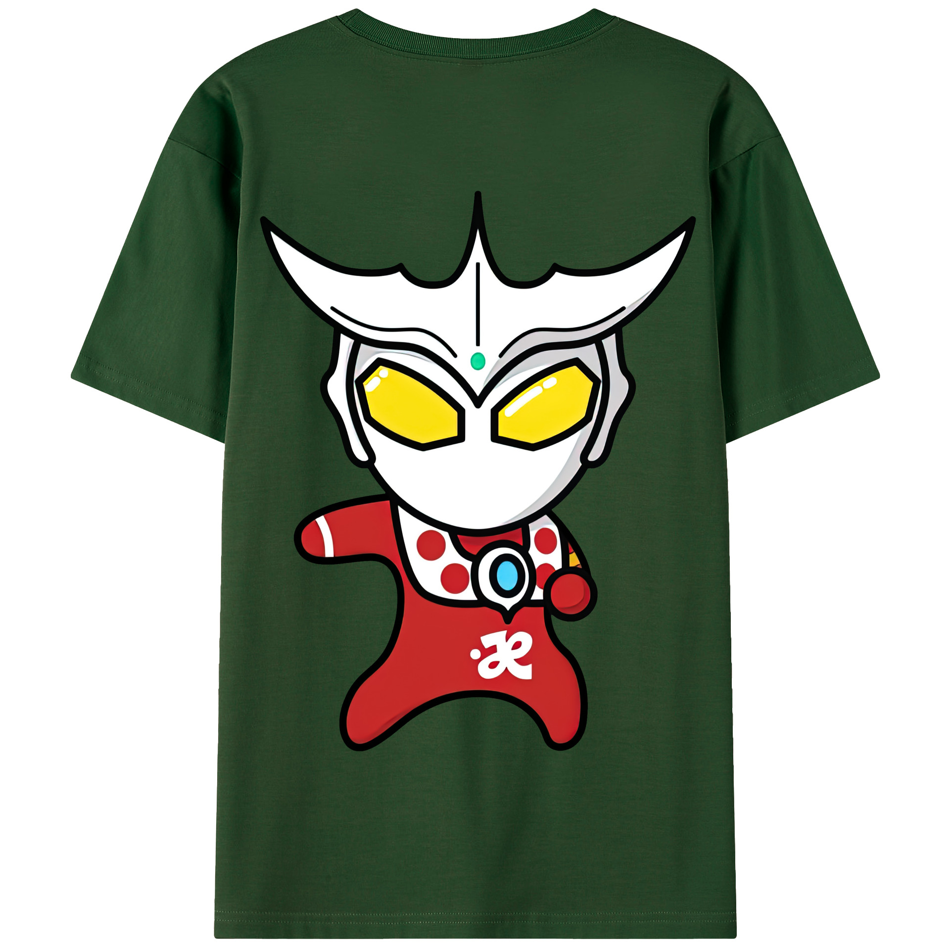 （画像用） ウルトラマン Ultraman 綿100％半袖Tシャツ（背面プリント）